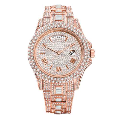 Pure Essence "Royale" Iced Quartz Watch